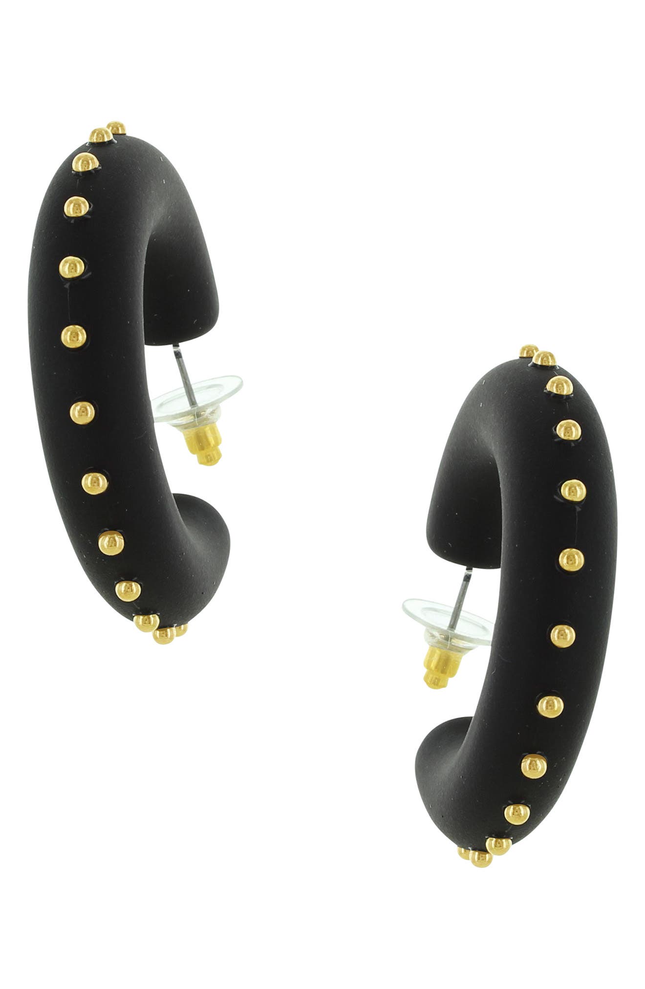 Noel Studded Hoop Earrings