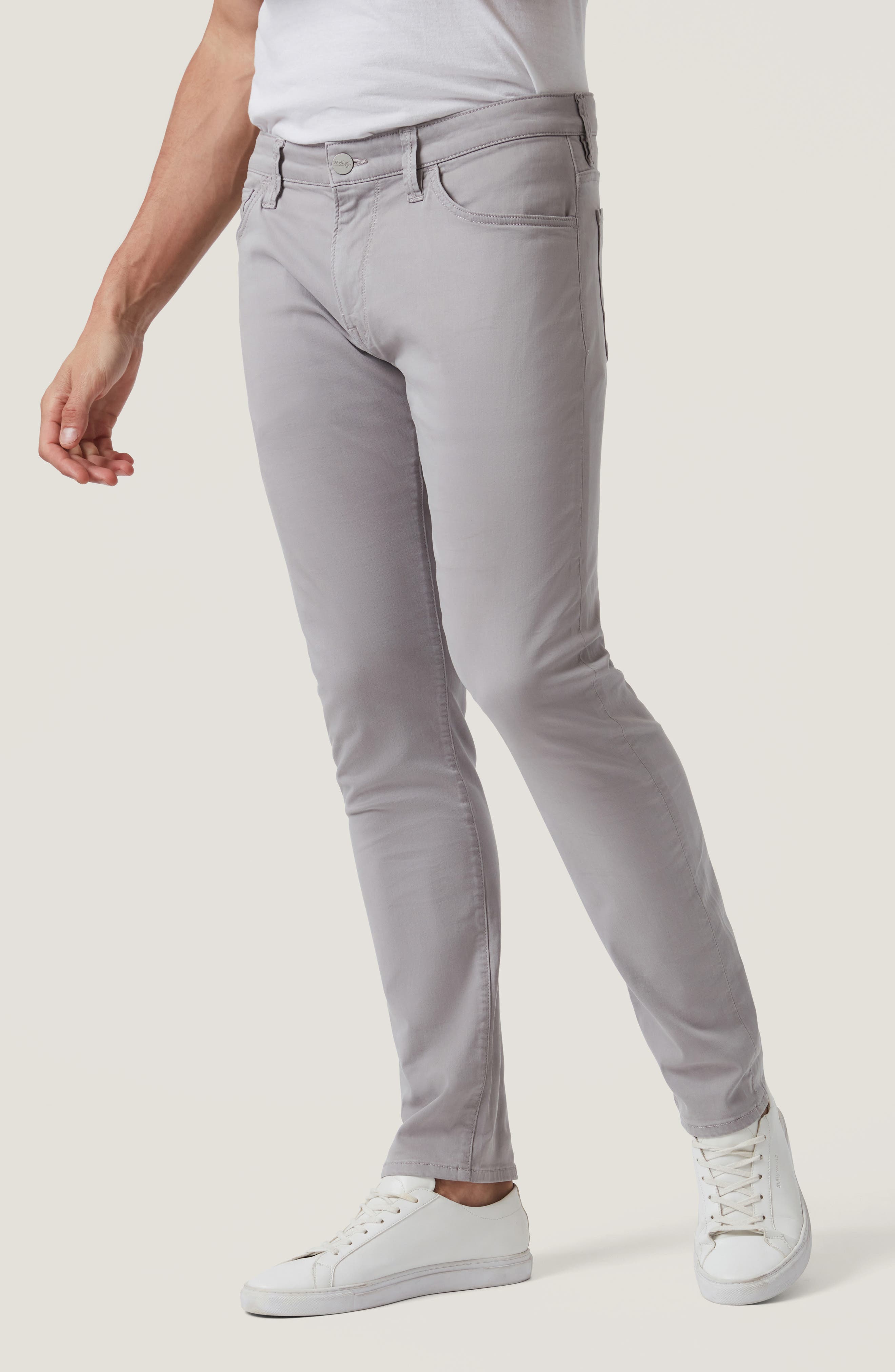 34 Heritage Cool Tapered Slim Fit Twill Pants in Cement Twill 