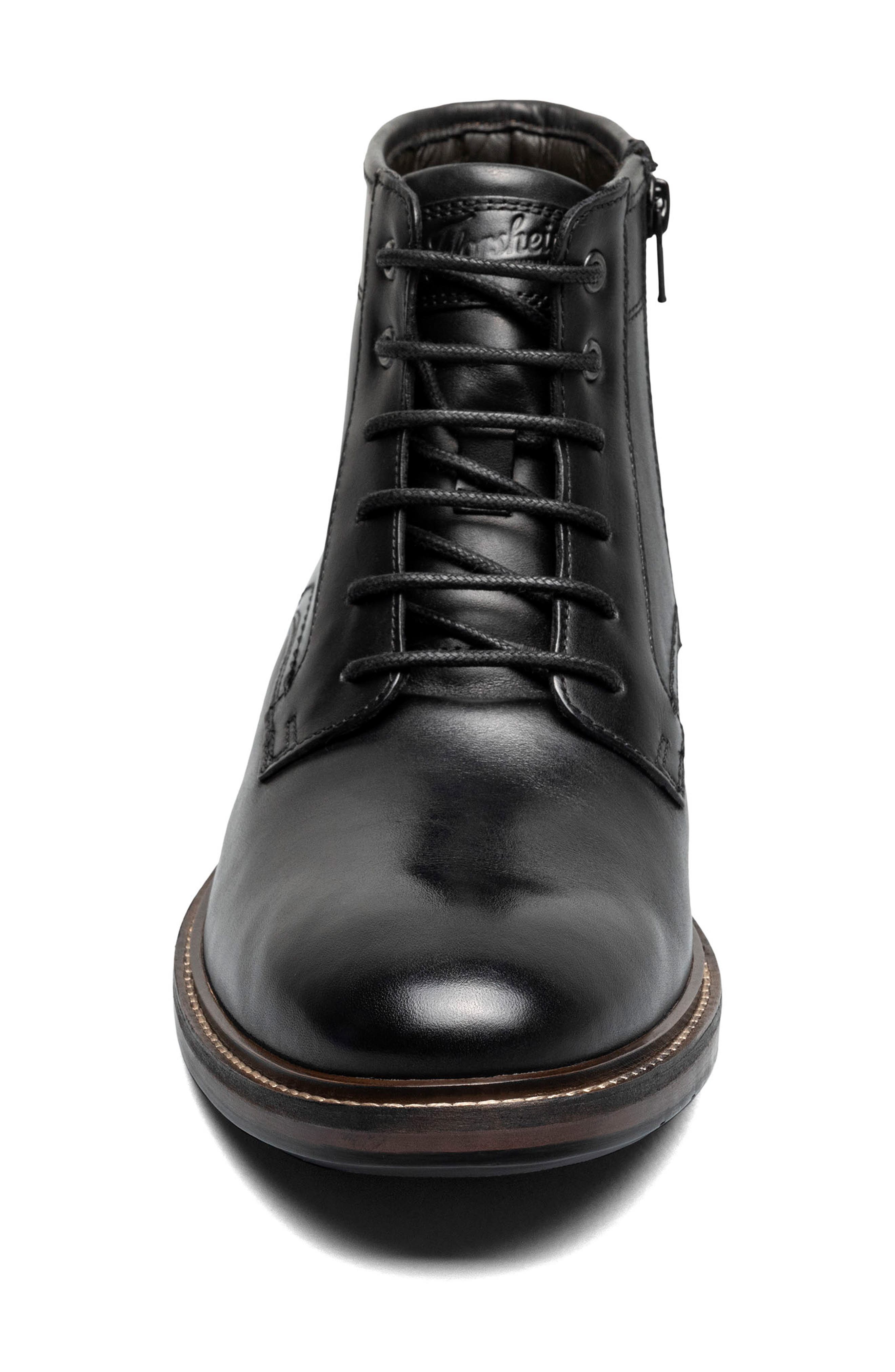 Florsheim Forge Lace-Up Boot, Alternate, color, Black