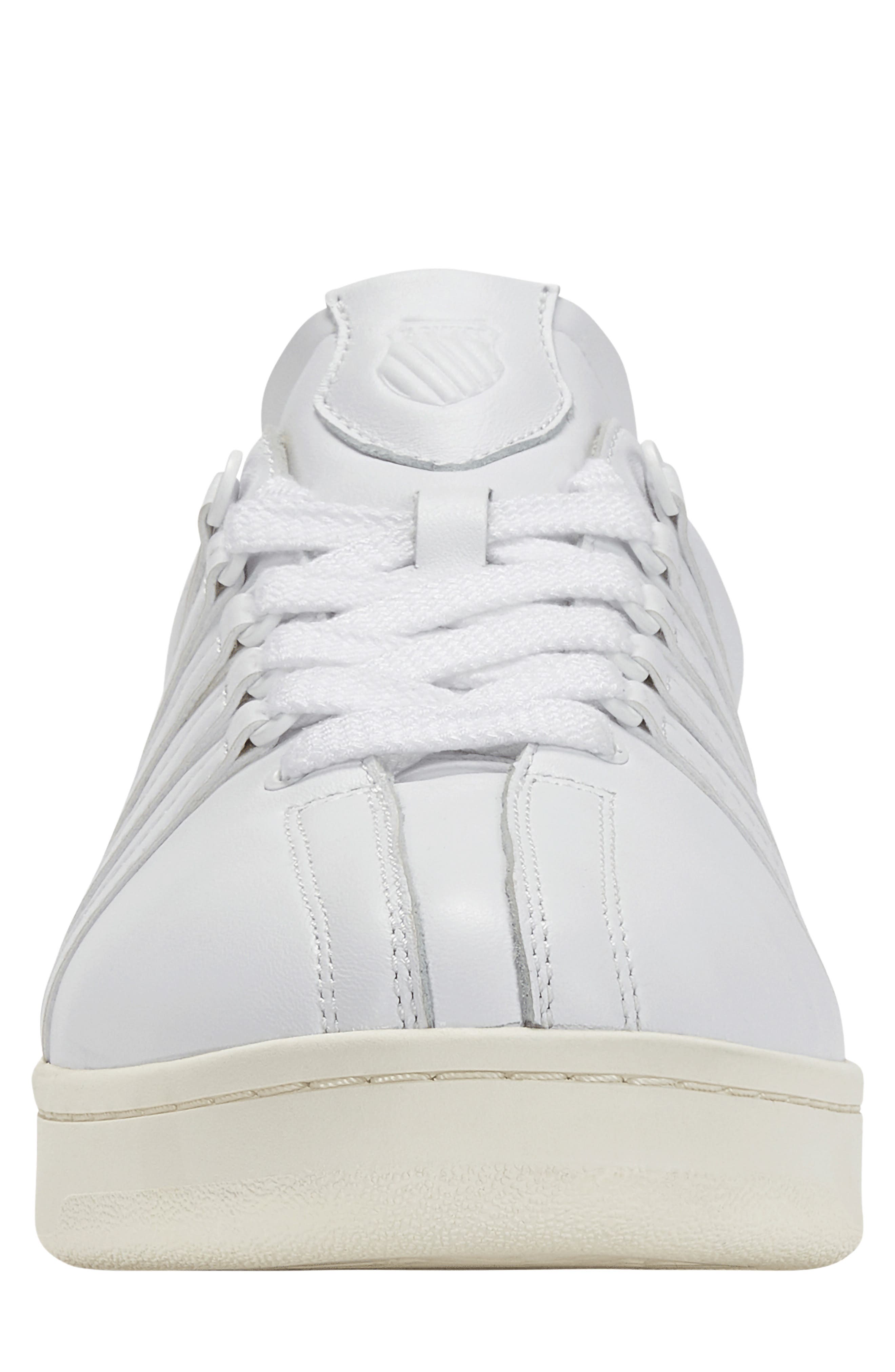 K-Swiss Classic GT Low Top Sneaker, Alternate, color, Wht/Wht/Snow Wht