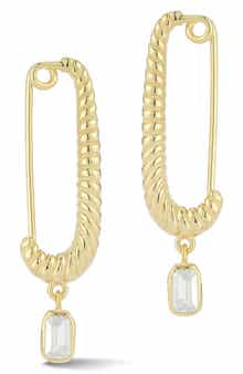 SPHERA MILANO Cubic Zirconia Drop Earrings