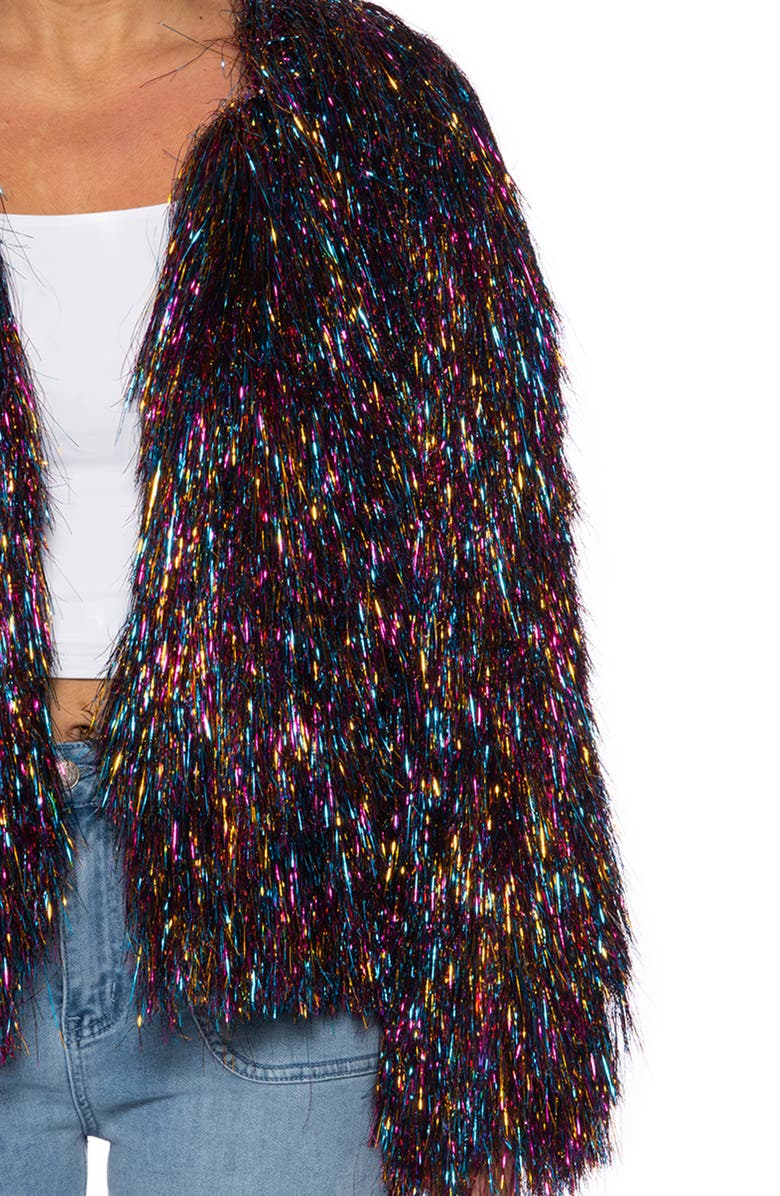 AZALEA WANG Tinsel Jacket, Alternate, color, 