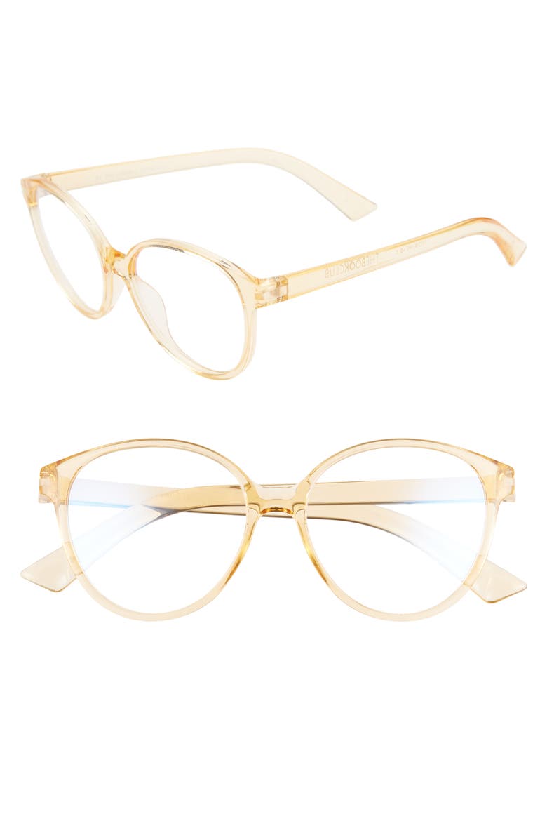 Al the Chemist 52mm Blue Light Blocking Reading Glasses, Main, color, SAND