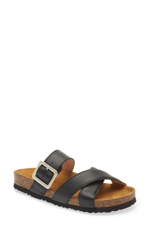 Chicago Crossband Slide Sandal (Women)