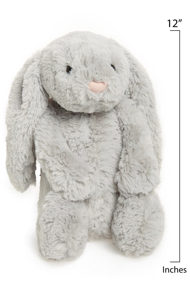 Jellycat Bashful Bunny Stuffed Animal, Alternate, color, Grey