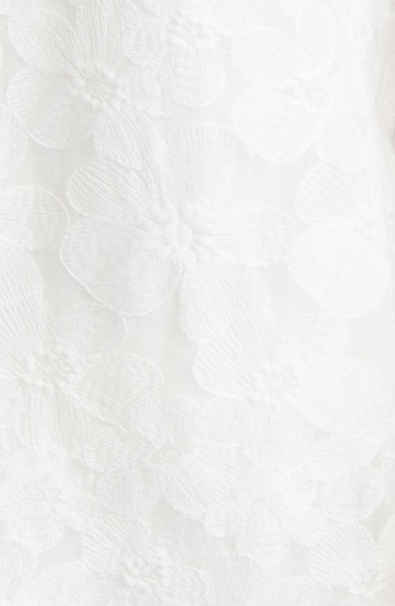 Anne Klein Scallop Edge Floral Lace Jacket, Alternate, color,