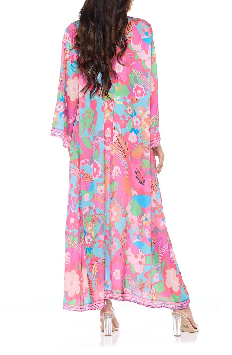 RANEES Front Tie Cover-Up Wrap, Alternate, color, Pink