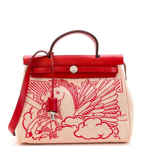 Herbag Zip Pegase Pop Toile and Leather 31