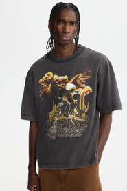 H&M Loose Fit Printed T-shirt
