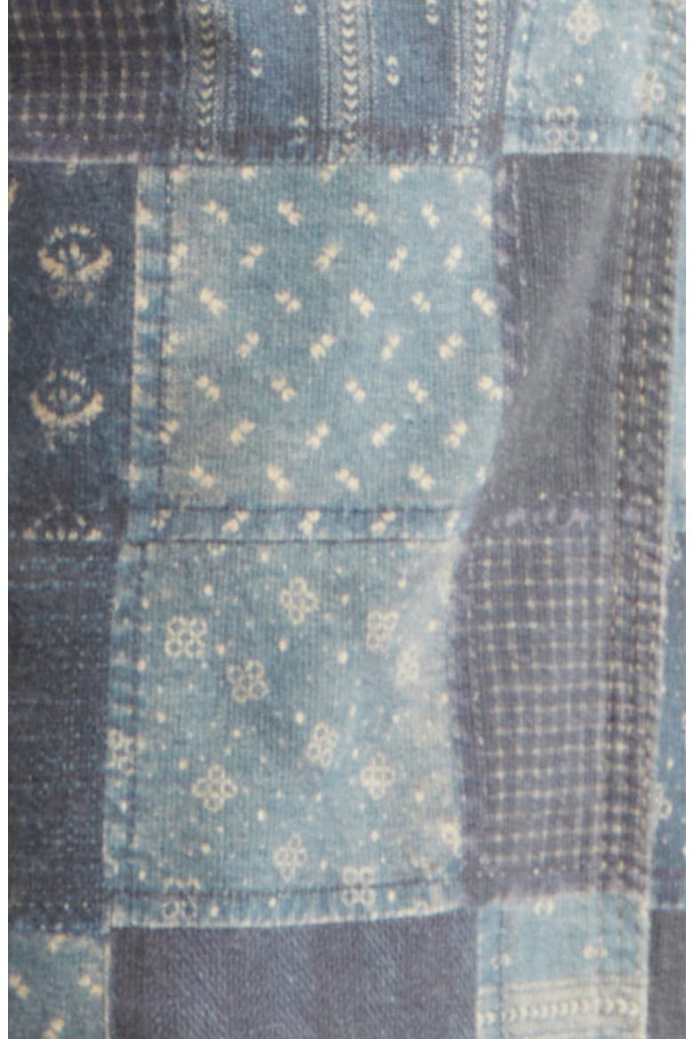 Patchwork Trompe l'Oeil Jersey Joggers, Alternate, color, NAVY/ MULTI