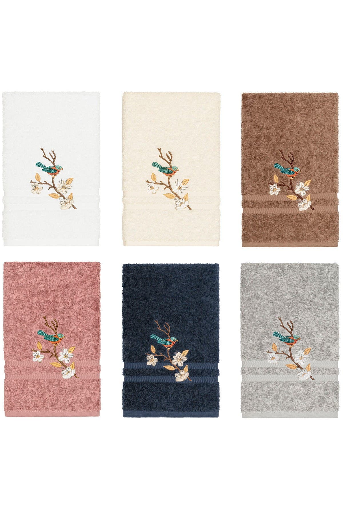 Linum Home Textiles Spring Time Embellished Hand Towel - Cream ...