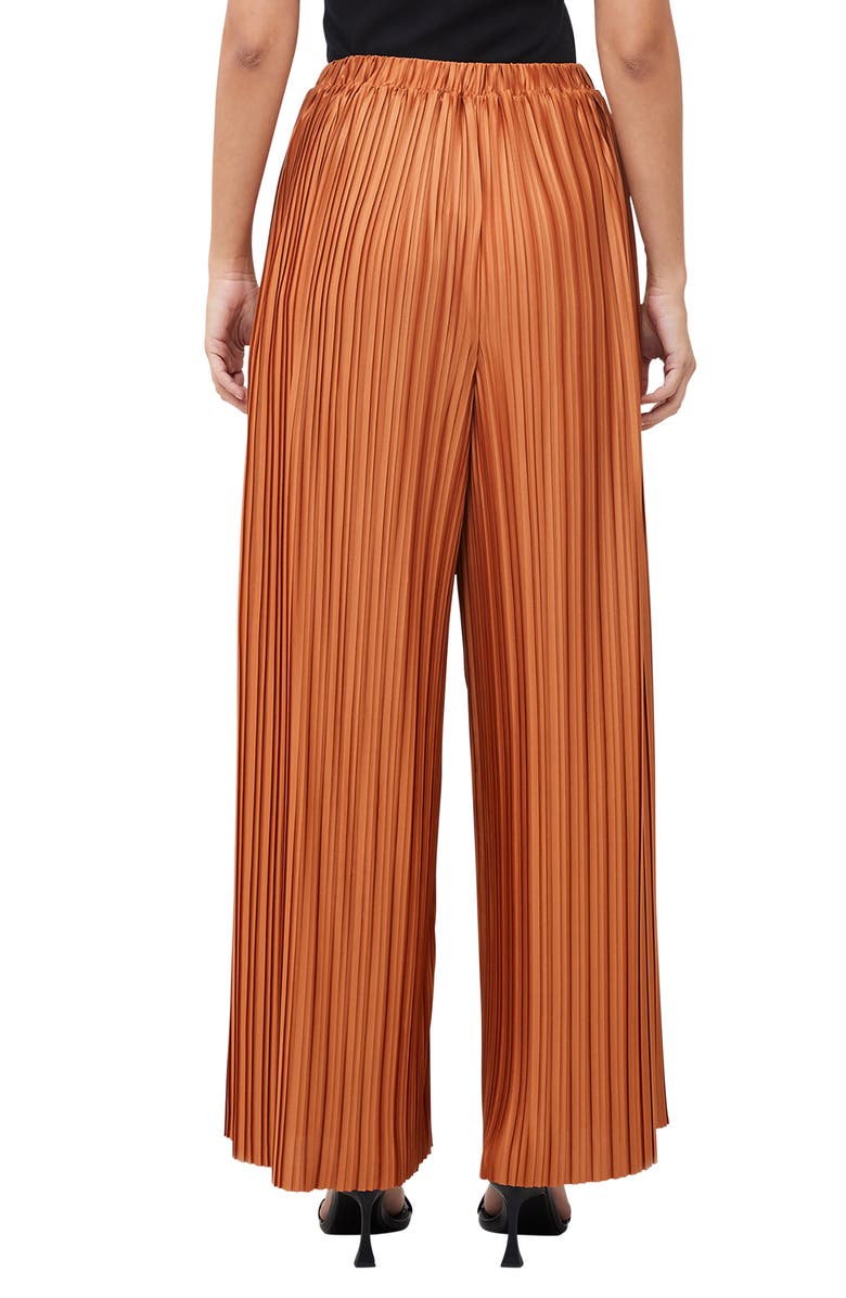 French Connection Regi Wide Leg Pleated Pants, Alternate, color, 
