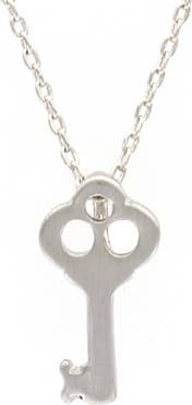 OLIVIA WELLES Dainty Key Pendant Necklace
