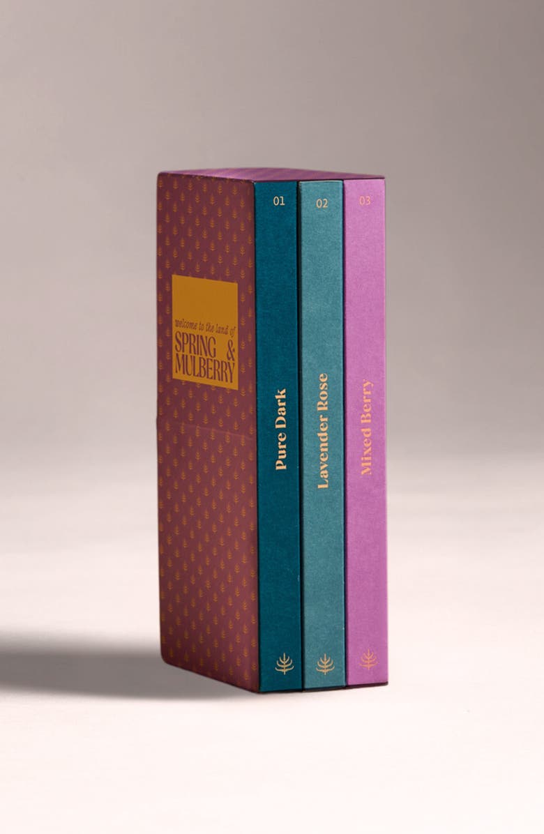 Spring & Mulberry Garden Party Collection 3-Piece Chocolate Bar Set, Alternate, color, Purple