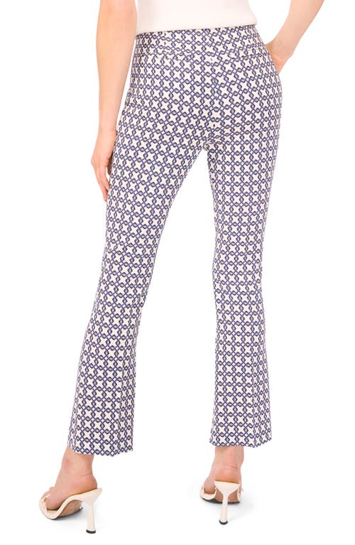 Ted Baker Print Straight Leg Pants In White