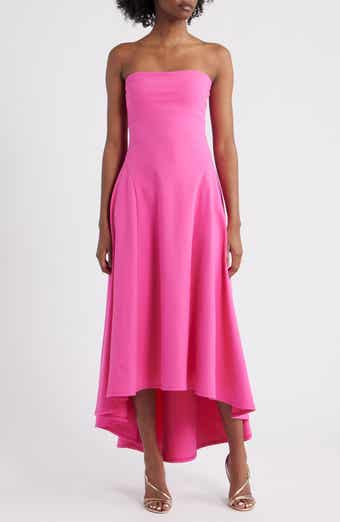 Susana Monaco Strapless High/Low Dress