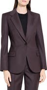 Theory Lynnia Sleek Virgin Wool Blazer