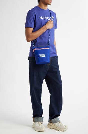 【MONCLER】モンクレール Amoebaポーチ by Salehe Bembury Purple Amoeba Water-Repellent Pouch by Salehe Bembury - for