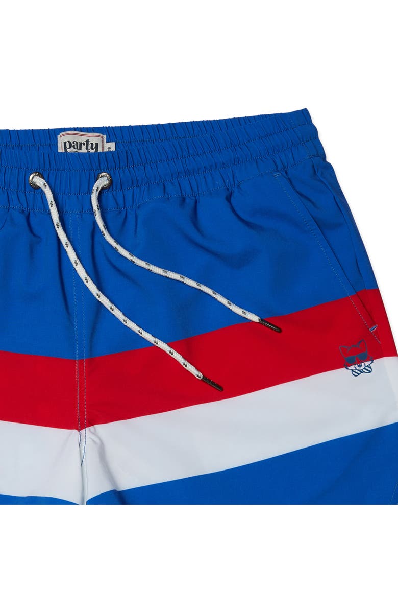 Party Pants All American Sport Swim Trunks, Alternate, color, 