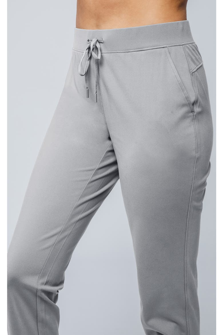 Lux Drawstring Joggers, Alternate, color, FROST GRAY