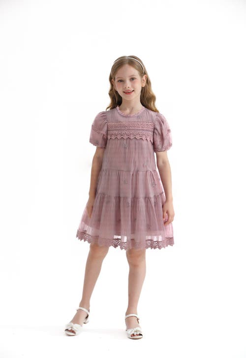 Sweet Cactus Lace Lined Bailey Dress In Purple