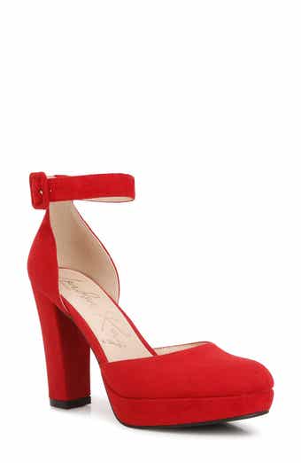 Inigo Interchangeable Ankle Strap Platform Pump