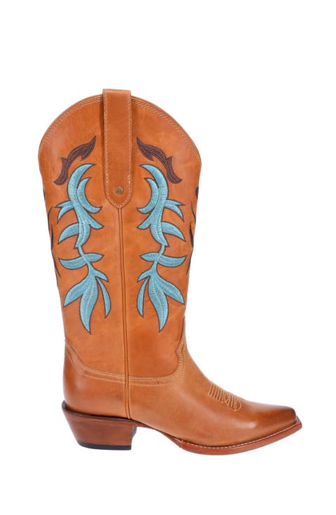 Women's Premium Western Leather Boots Loni
