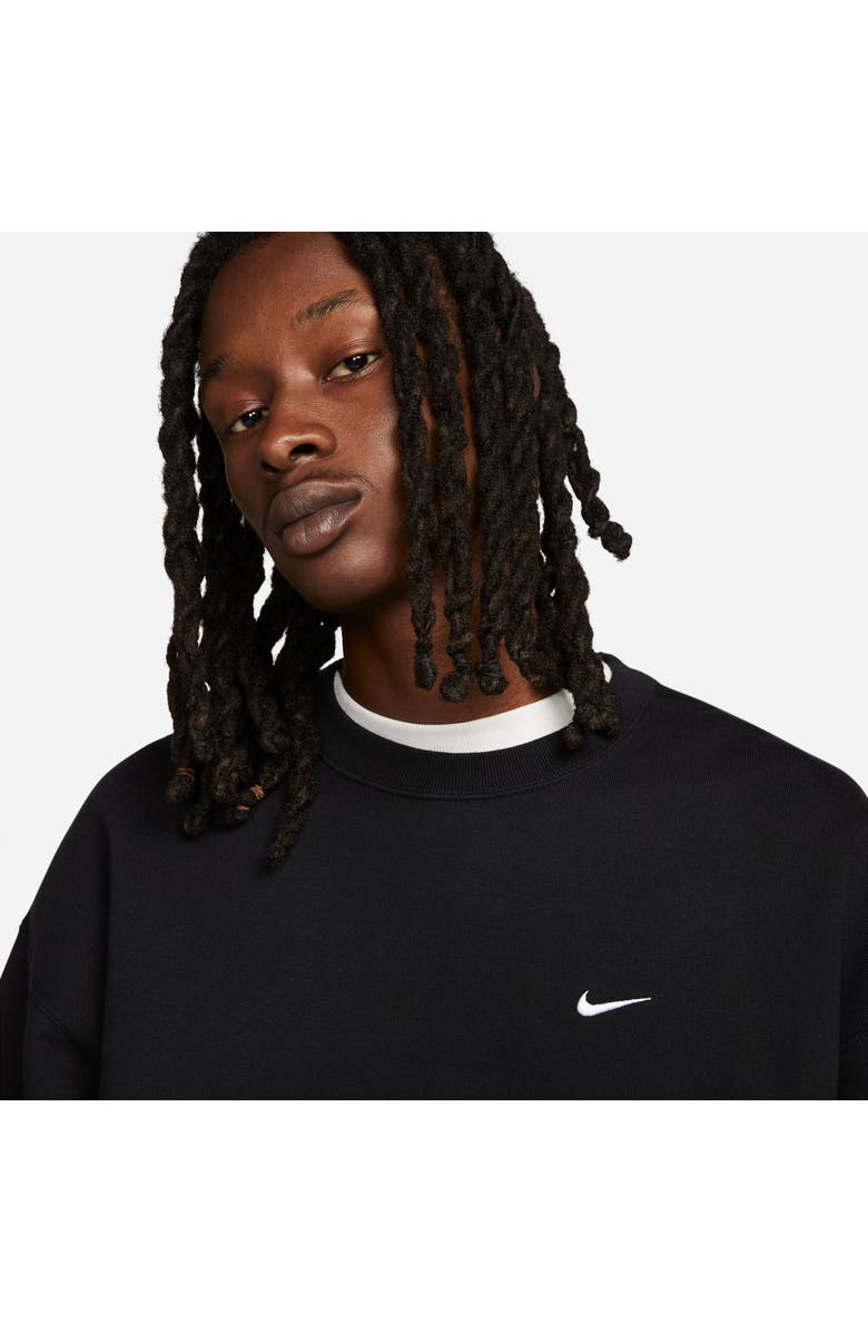 Nike Solo Swoosh Oversize Crewneck Sweatshirt, Alternate, color,