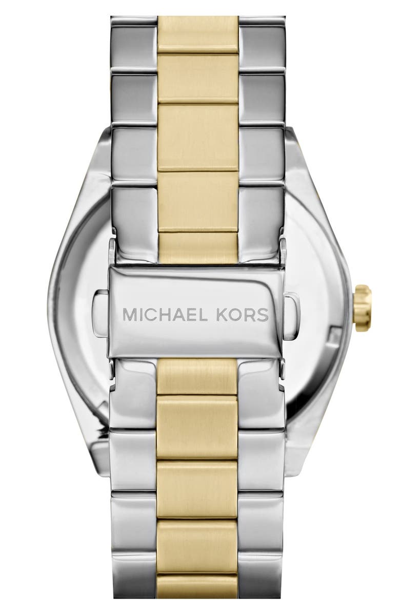 MICHAEL Michael Kors Michael Kors 'Channing' Lapis Dial Bracelet Watch, 38mm, Alternate, color, 
