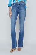 L'AGENCE Ruth Raw Hem Straight Leg Jeans