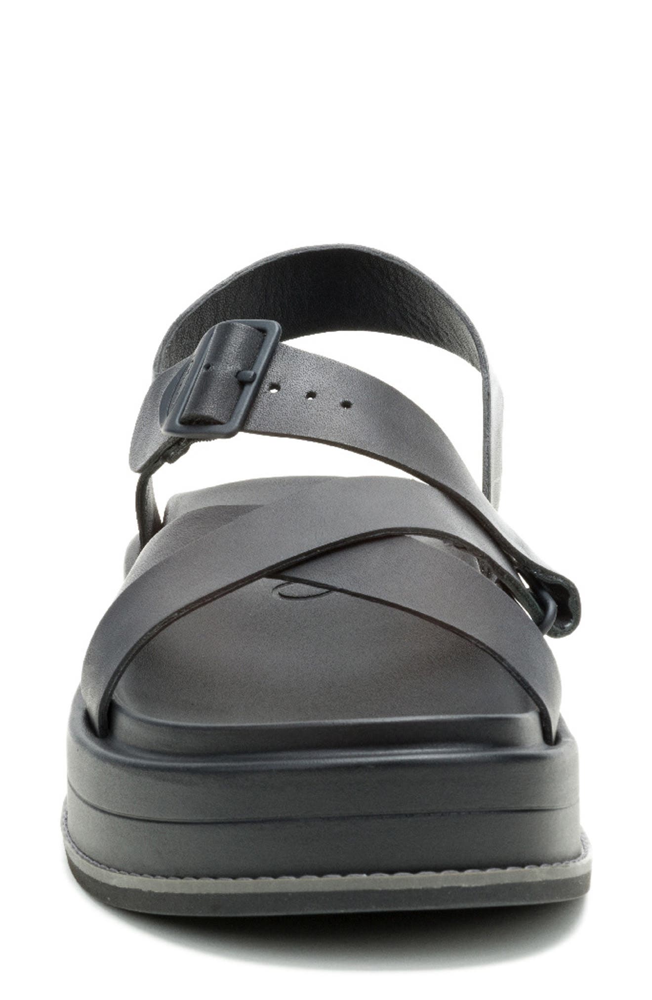 Chaco Townes Midform Sandal, Alternate, color, Black