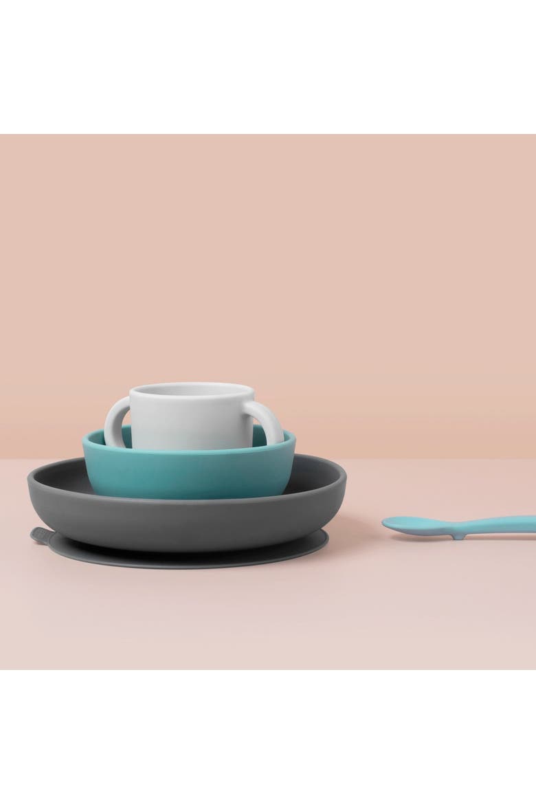 Silicone Baby Meal Set, Alternate, color, Lagoon