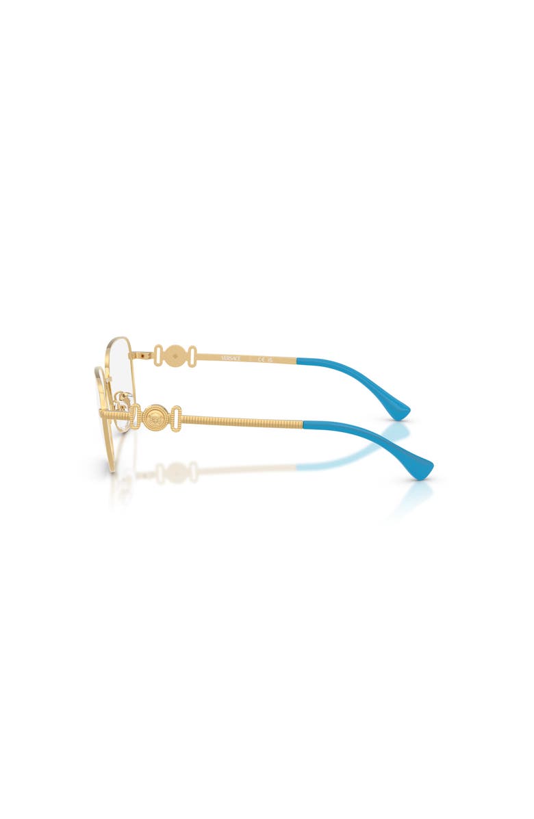 Versace 50mm Phantos optical glasses, Alternate, color, Gold