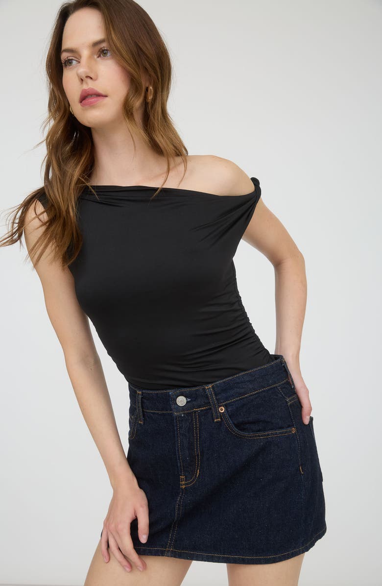 Blu Pepper One-Shoulder Top, Alternate, color, 