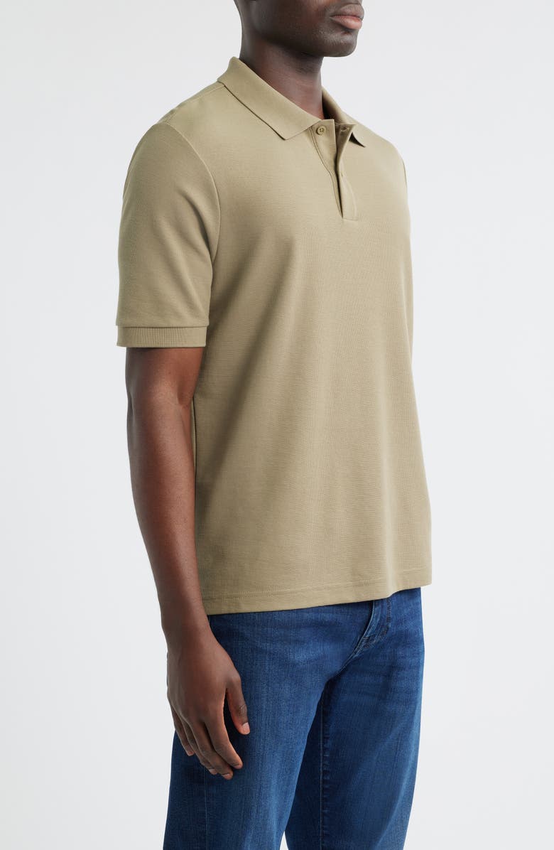 Nordstrom Pima Cotton Piqué Polo, Alternate, color, Olive Mermaid