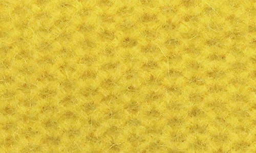 Portolano Honeycomb Stitch Cashmere Headband In Yellow