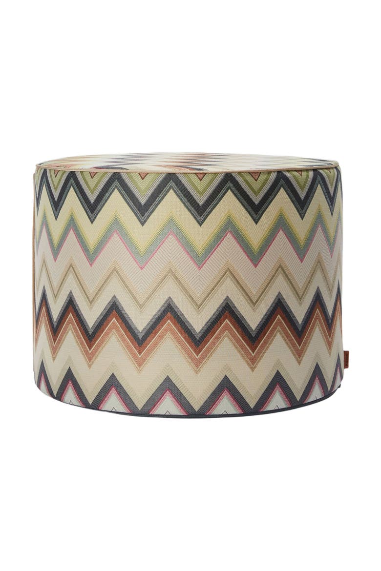 Agadir Cylindrical Pouffe 40x30 Cm, Main, color, Brown