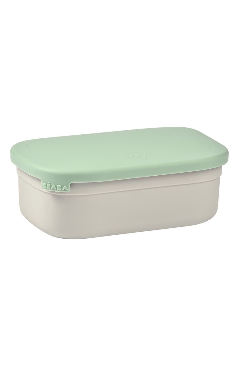 BEABA Stainless Steel Lunchbox with Lid, Main, color, Sage