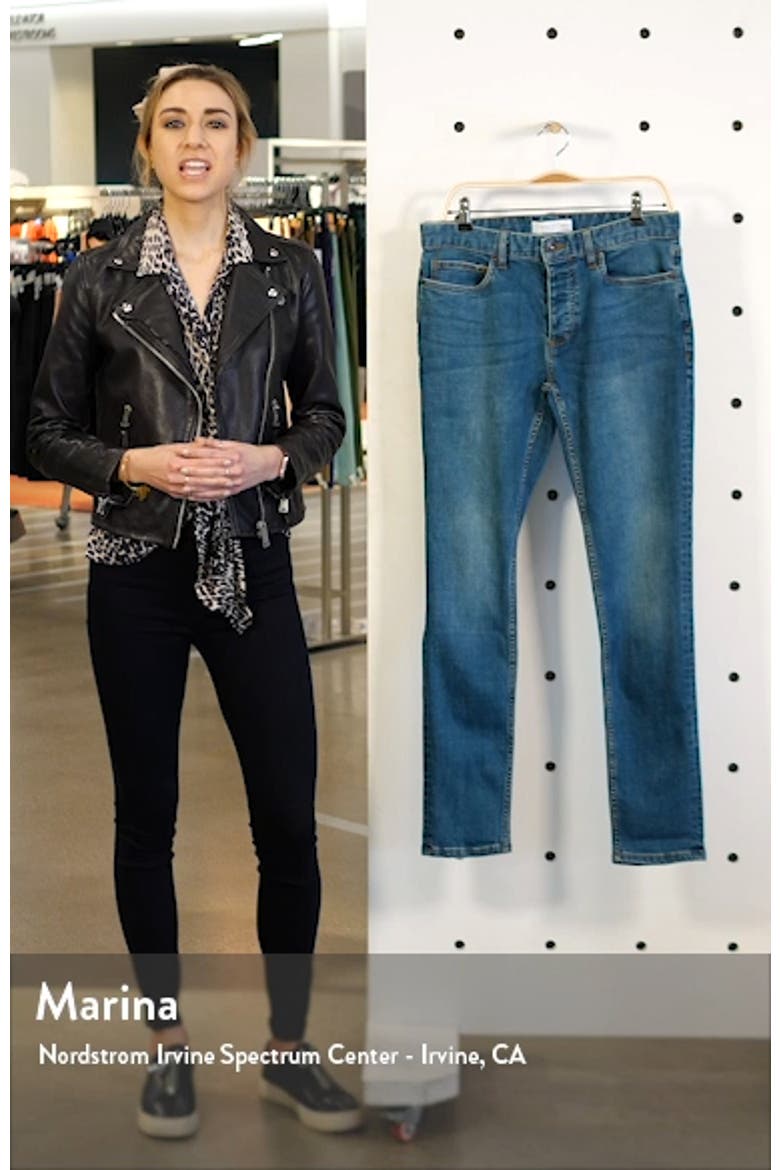 Rainier Skinny Fit Jeans video