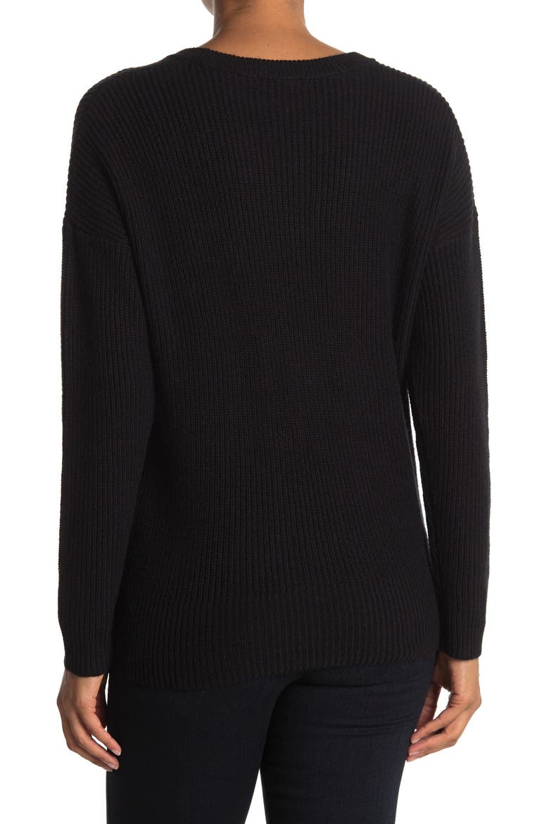 Thompson Pocket Pullover Sweater, Alternate, color, TRUE BLACK