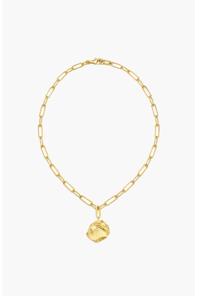 Mao Maxi Pendant Necklace in Gold, Alternate, color, Gold