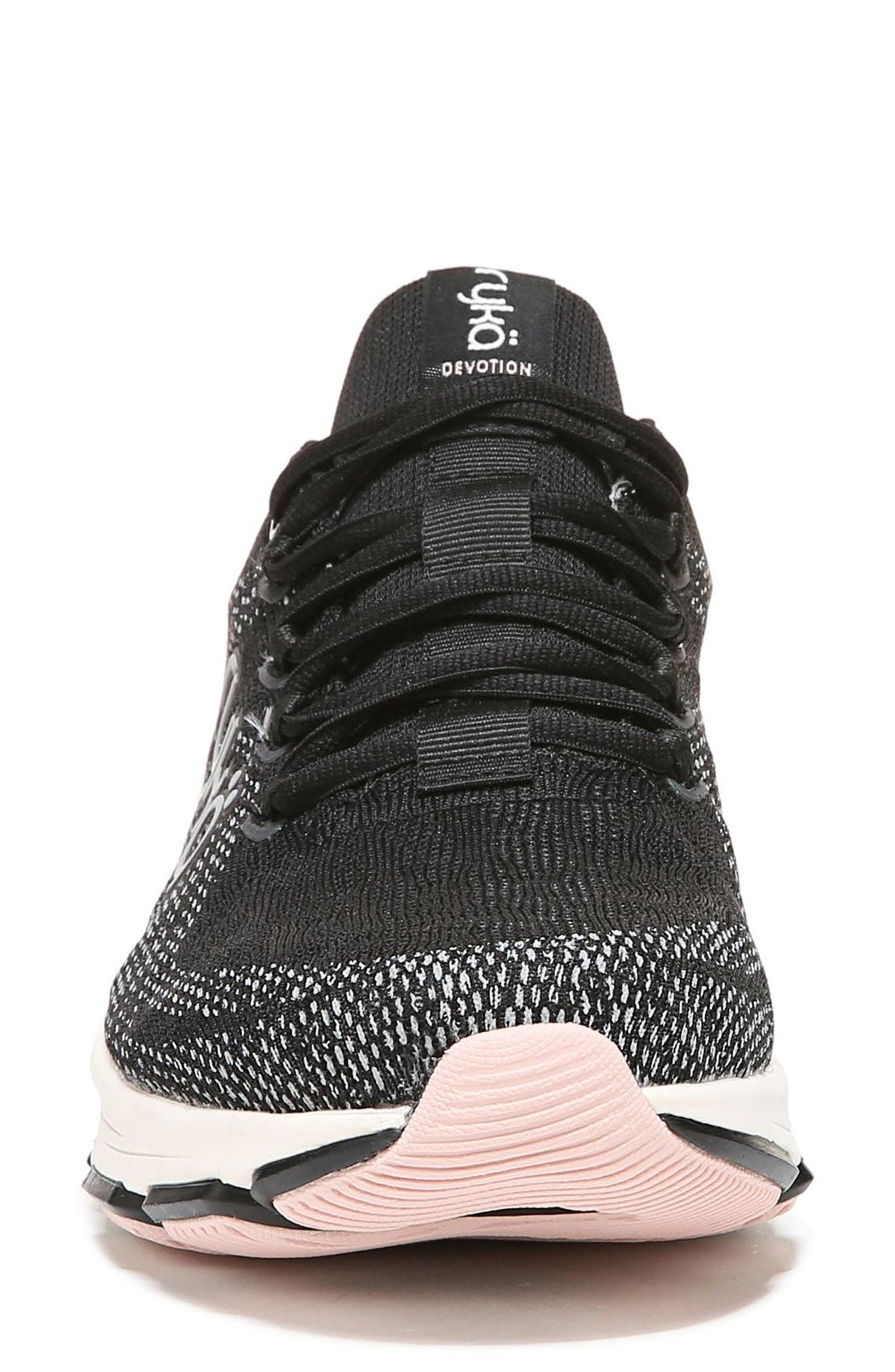 Rykä Devotion X Walking Sneaker, Alternate, color, Black