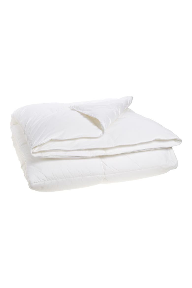 PrimaLoft® Down Alternative Comforter, Main, color, WHITE