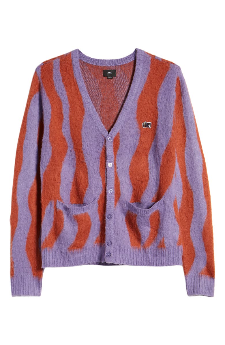 Obey Seaweed Cardigan, Alternate, color,