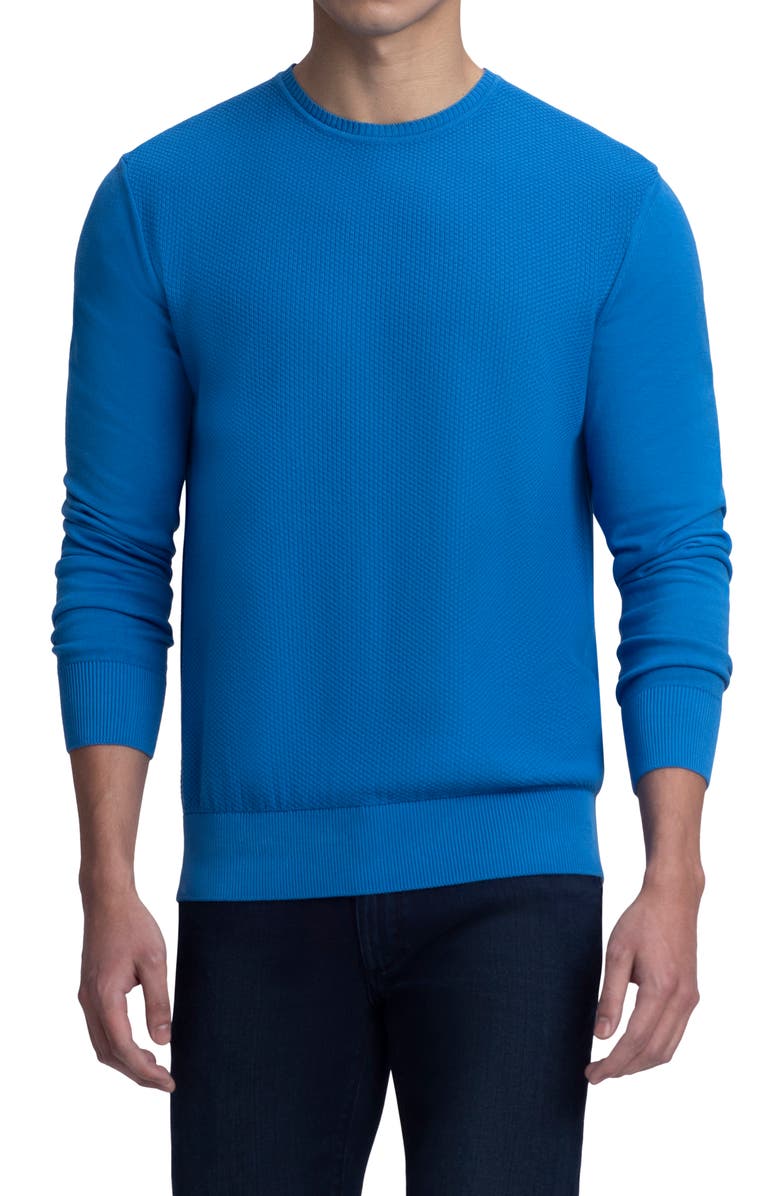 Bugatchi Cotton Crewneck Sweater, Main, color, 