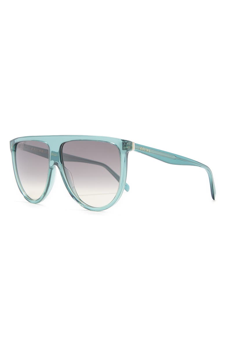 CELINE 62mm Flat Top Sunglasses, Alternate, color,