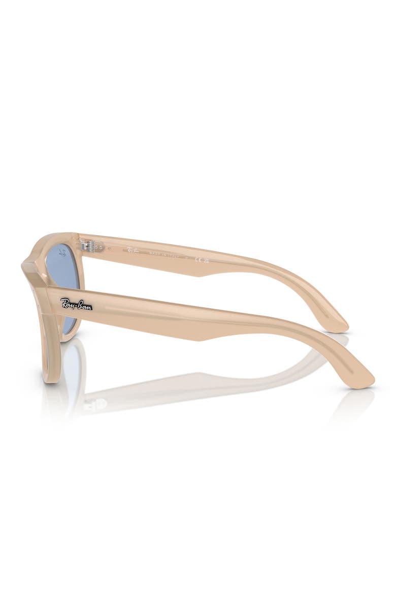 Reverse Wayfarer 53mm Square Sunglasses, Alternate, color, BLUE