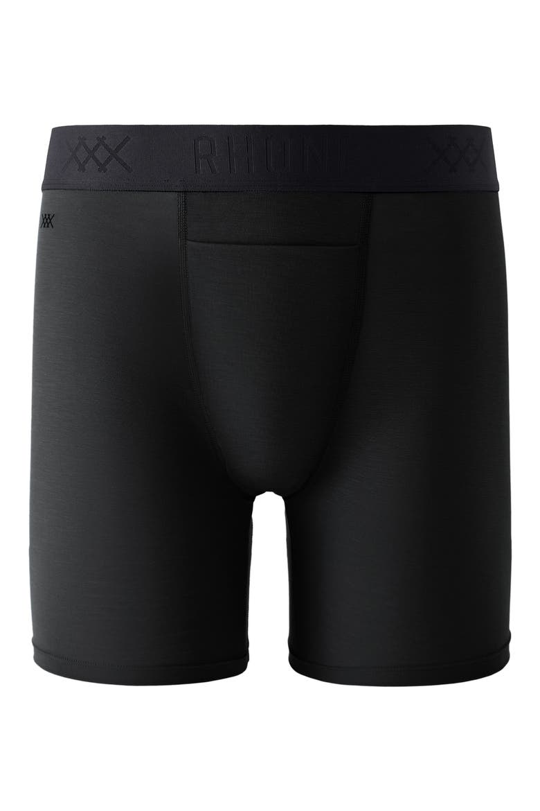 C.O.R. 6-Inch Boxer Briefs, Alternate, color, PURE BLACK