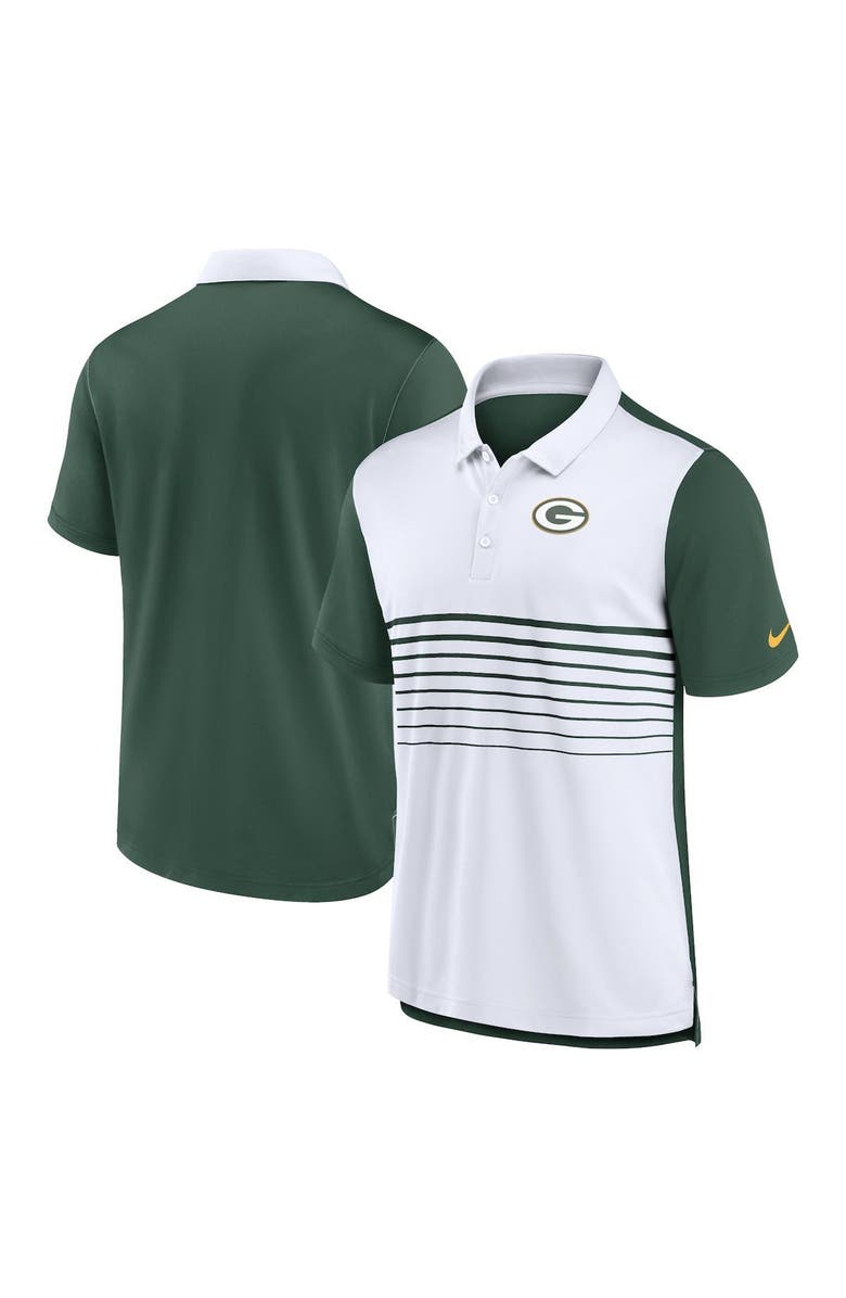 Nike Men's Nike Green/White Green Bay Packers Fashion Performance Polo, Main, color,