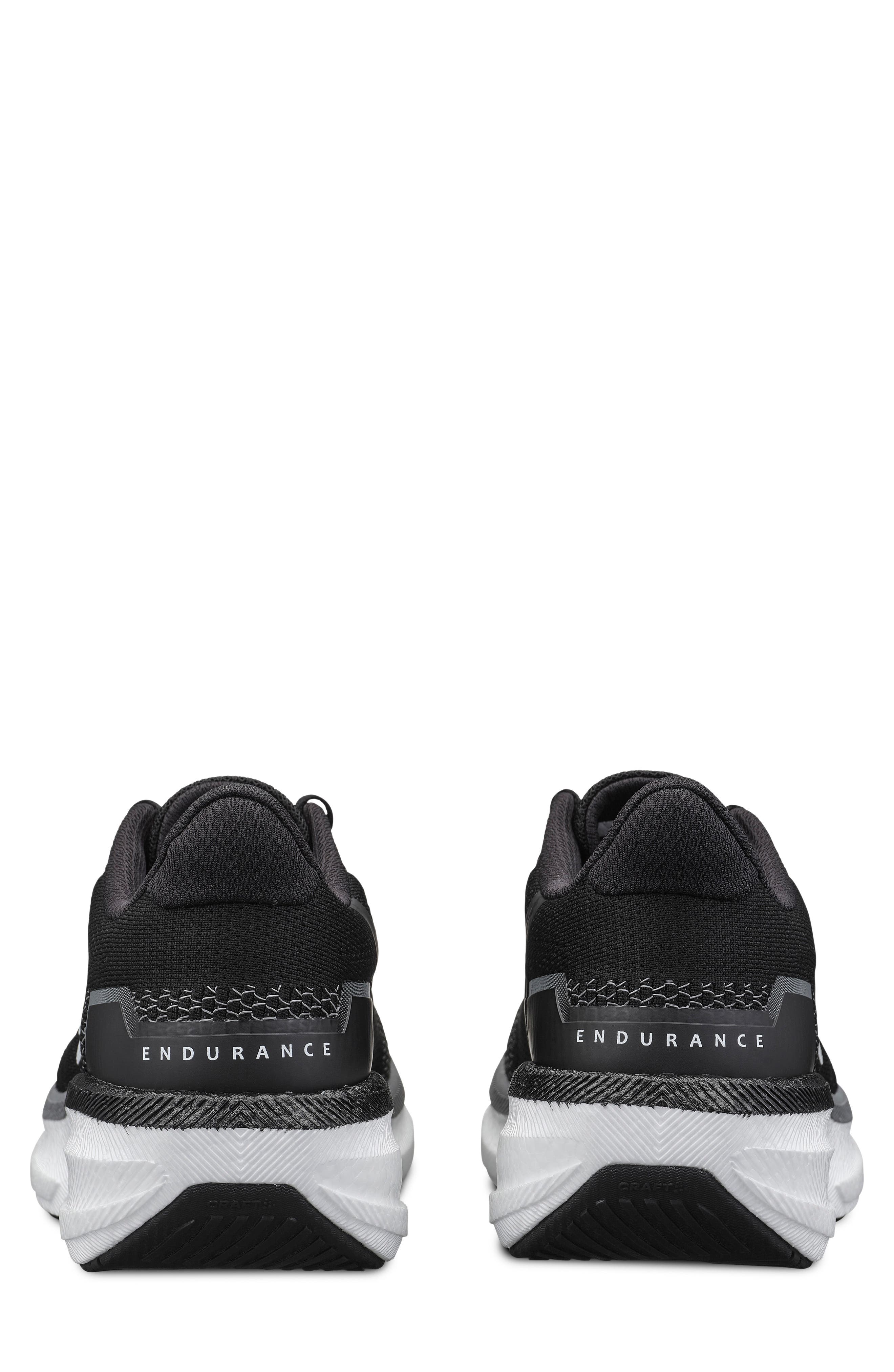 Craft Endurance 3 Running Shoe, Alternate, color, Black/ Contrast White